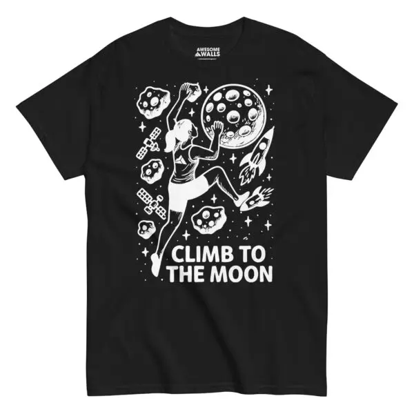 Awesome Walls - Climb to the Moon Tee